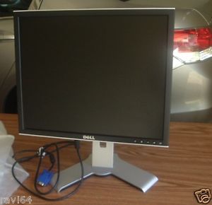 Dell 15" Flat Screen LCD Computer Monitor with Power Cord