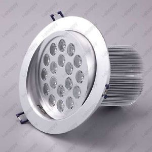 18W Dimmable LED Ceiling Down Spot Light Lamp Home Hall Office Shop Lighting Kit