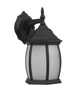 Outdoor Light Sconce Exterior Wall Fixture Lamp Porch Home Entry Black 0142