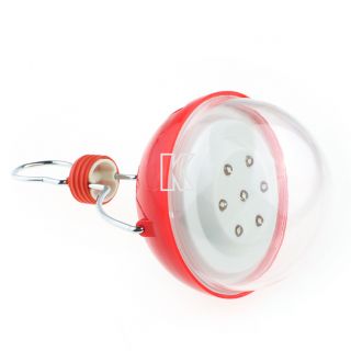 7 LED Portable Solar Power Hanging Waterproof Lamp Light Outdoor Camping Home