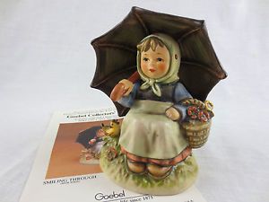 Hummel Figurine 408 0 Smiling Through Goebel Collectors Club Edition No 9