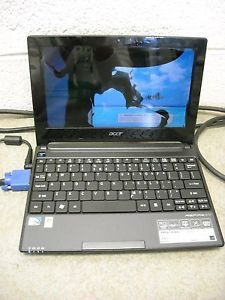 Acer Aspire One Netbook for Parts or Repair Intel Atom 1 66GHz 1GB RAM