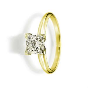 1 Ct Diamond Ring Yellow Gold