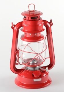 12 inch Red Kerosene Oil Hurricane Lantern with Adjustable Wick