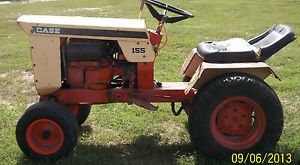 1966 67 Case 155 Lawn Garden Tractor Running and Nearly All Orginal