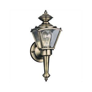 Catalina Lighting Brass Outdoor Wall Mount Light Sconce Traditional Classic