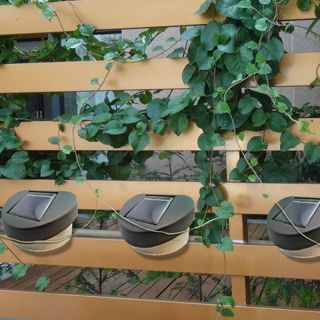 Outdoor Solar Power LED Fence Deck Pathway Yard Garden Lights Lamp