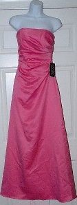 New Pink Jump Apparel Juniors Long Dress Formal Gown $129 3 4 Pink Prom Pagent