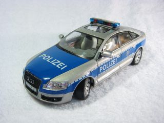 Audi A6 Police Cararama Diecast Car Model 1 24 1 24