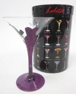 Lolita Diva 7oz Hand Painted Martini Glass