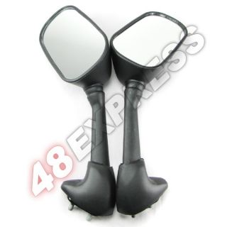 Rear Mirrors YZF R1 Racing for Yamaha YZF R6 01 02 03 Black Side Mirrors New