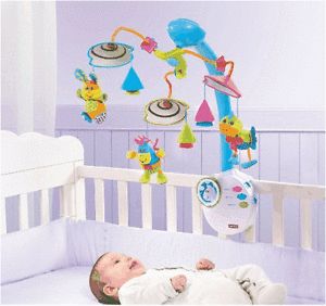 New Tiny Love Classic Mobile Entertain Baby Music Night Light Quick SHIP