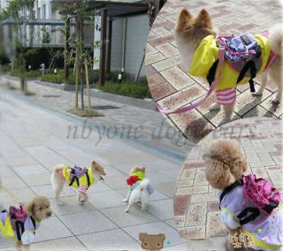 Pet Dog Cat Self Carry Bag Backpack Carrier Rosepink M L