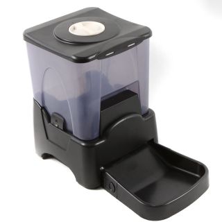 Large Automatic Dog Cat Pet Feeder Dry Food Feeding Portion Control LCD Display