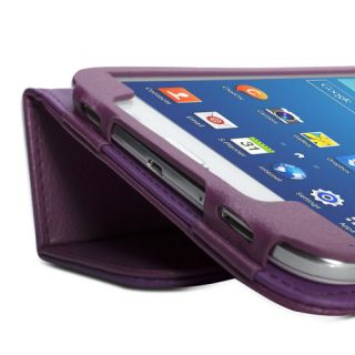 Purple Samsung Galaxy Tab 3 8 inches T310 PU Leather Auto Wake Stand Case Cover