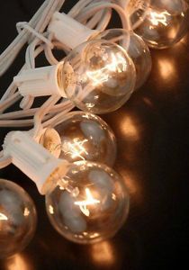 Vintage Style Outdoor Patio String Lights w 10 Globe Bulbs Garden Party Decor