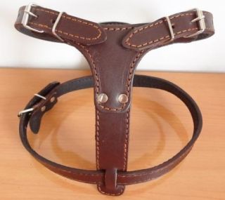 New Leather Pet Harnesses Pulling Bully Pit Bull Dog Harness Large Breed Dogs