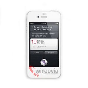 New White Apple iPhone 4S 32GB Factory Unlocked GPS WiFi iPod Phone