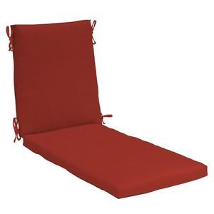 Strathwood Basics Hardwood Chaise Lounge Chair Cushion Outdoor Furniture