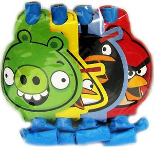 Angry Birds 8 Blowouts Birthday Party Supplies