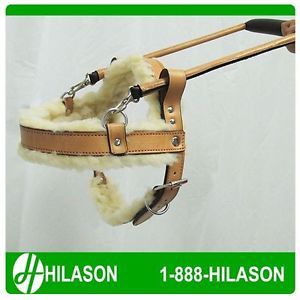 Hilason Leather Working Guide Assistance Dog Harness Extra Large