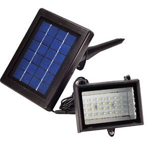 1x Outdoor Garden Solar Flood Lamp 28 LED Path Light Lighting Lights
