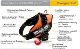 Julius K9 IDC Power Harness Small Medium Large Dog Size