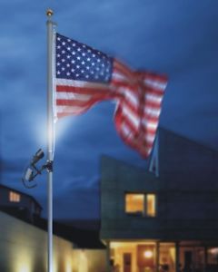 Liberty Light Solar Powered Flag Light Outdoor Flagpole