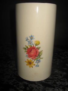 Vintage McCoy Art Pottery Cylinder Vase 677 USA