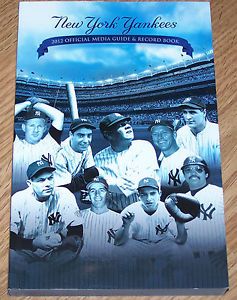 2012 New York Yankees Official Media Guide Record Book Yankee Greats Hot New