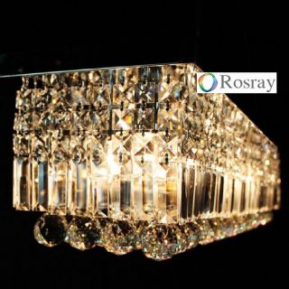 Modern Crystal Chandelier Ceiling Lighting Fixture Contemporary Deco Pendant