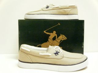 Beverly Hills Polo Club Khaki Boat Shoe