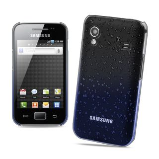 3D Rain Drop Design Hard Case Cover for Samsung Galaxy Ace S5830 Film Blue