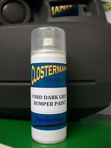 Ford Transit Bumper Spray Dark Grey Plastic Paint Aerosol Fast Dry Plastic Paint