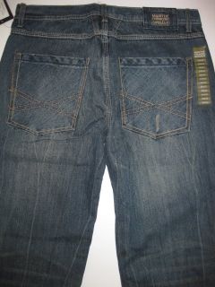 Marithe Francois Girbaud Brand x Edge Relaxed Fit Blue Jeans Pants Denim Mens