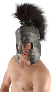 Spartan Roman Soldier Gladiator Warrior Men Costume Hat Helmet