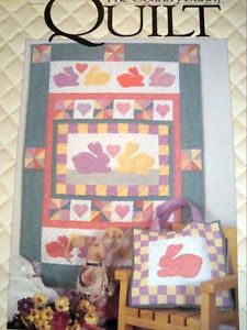 Spring Easter Bunny Rabbit Quilting Patterns Patchwork Quilt Tote Wall Hanging
