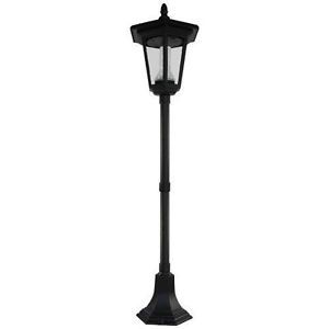 PL04 Solar 'Heritage' Post Pole Light Outdoor Lighting Security Safety Yard
