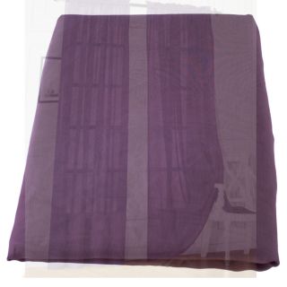 60" x 84" Sheer Window Curtains Drape Panels Purple
