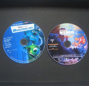 Monsters Inc And Finding Nemo Dvd 2 Disc Freeship On Popscreen