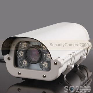 600TVL Professional Car License Plate Capture Camera RS485 IR LEDs OSD 1CH Alarm