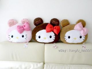 Sanrio Hello Kitty Biscuit Cookie Sofa Car Cushion Sofa Pillow 3 Color Choice