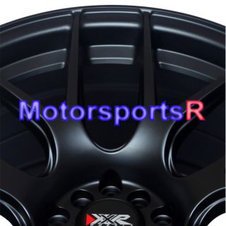 18 18x8 75 XXR 530 Flat Black Wheels Rims 5x100 04 STI 08 09 13 Subaru WRX BRZ
