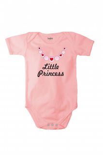 Sara Kety Short Sleeved Body with Print Little Princess in Different Languages