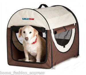 Great Paw Habitat Soft Sided Dog Cat Pet Crate Carrier Small Medium Large or XL