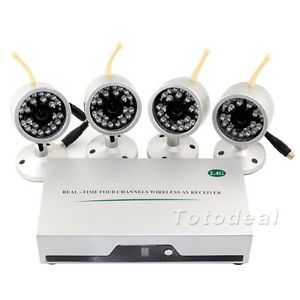 Digital Wireless Security Surveillance System Camera Receiver Kit Night Vision