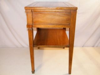 Antique Vintage White Furniture Company Mid Century 1950's Bedroom Nightstand