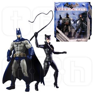 Batman Catwoman Figure Arkham City 2 PK Legacy Batman DC Universe Asylum Edition