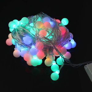 10 M LED Christmas Fairy String Light Ball Shape Bulbs EU Plug 220V Extendable
