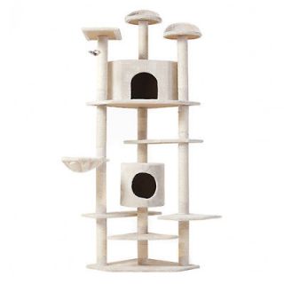 Cat Tree 80" Condo Furniture Scratching Post Pet Cat Kitten House High Quality